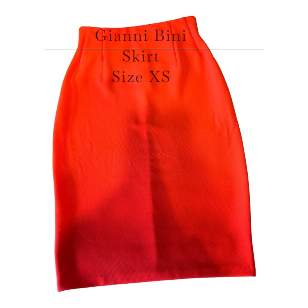 Gianni Bini - Pencil Skirt - Bright Coral - Size XS